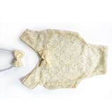 Baby Romper Deep V Backless Clothes Newborn Photo Photograph Lace Toddler Hollow Design Clothing