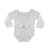 Baby Romper Deep V Backless Clothes Newborn Photo Photograph Lace Toddler Hollow Design Clothing