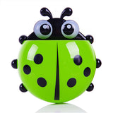 Lovely Animal Insect Toothbrush Holder Bathroom Cartoon Toothbrush Toothpaste Wall Suction Holder Rack Container Organizer