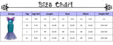 Girls Little Mermaid Ariel Princess Dress Cosplay Costumes For Kids Baby Girl Mermaid Dress Up Sets Children Halloween Clothing