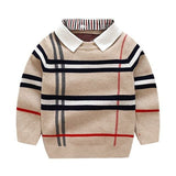 2-8T Toddler Kid Boy Clothes Spring Winter Warm pullover Top Long Slee