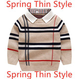 2-8T Toddler Kid Boy Clothes Spring Winter Warm pullover Top Long Slee
