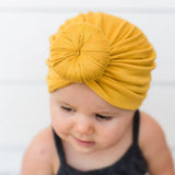2020 Baby cotton blends Headband Soft Rabbit Bowknot Turban Hair Bands for Children Girls Elastic Headwrap Children Baby Turban