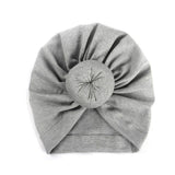 2020 Baby cotton blends Headband Soft Rabbit Bowknot Turban Hair Bands for Children Girls Elastic Headwrap Children Baby Turban