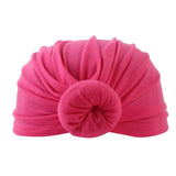 2020 Baby cotton blends Headband Soft Rabbit Bowknot Turban Hair Bands for Children Girls Elastic Headwrap Children Baby Turban