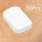 20pcs / 60pcs Washing Hand Bath Clean Scented Slice Sheets Disposable Boxe Soap Portable Mini Travel Soap Paper