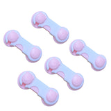 5Pcs Drawer Cabinet Cupboard Baby Safety Locks Kids Plastic  Infant  Protection
