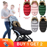 Baby Stroller Sleepsacks Infant wheelchair envelopes Footmuff windshield winter out windproof Fleece Warm Soft Sleeping bag
