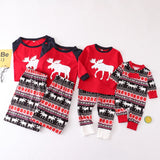 Family Christmas Pajamas Set Warm Adult Kids Girls Boy Mommy Sleepwear Nightwear Mother Daughter Clothes Matching Family Outfits