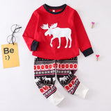 Family Christmas Pajamas Set Warm Adult Kids Girls Boy Mommy Sleepwear Nightwear Mother Daughter Clothes Matching Family Outfits