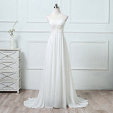 Robe De Mariee Long Suknia ślubna Vestidos Satin Wedding Dress Robe De Soiree Longue Formal Simple Vestido De Novia Bride To Be