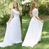 Robe De Mariee Long Suknia ślubna Vestidos Satin Wedding Dress Robe De Soiree Longue Formal Simple Vestido De Novia Bride To Be