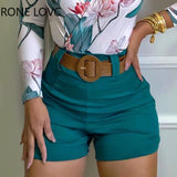 Spring Women Flower Printing Long Sleeve Pant Sets  2 Piece Set