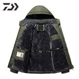 Fishing Clothes Waterproof Suit for Fishing Jacket Windproof Warm Thick Pants Fishing Shirt Sports Wear Fishing Suit Winter Men