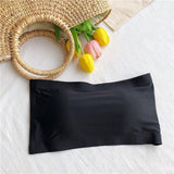 New One Piece Seamless Tube Top Women Invisible Bra Intimates Strapless Bustier Bandeau Breathable Wrapped Chest Sexy lingerie