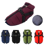 Large Pet Dog Clothes Dog jacket French Bulldog Winter Soft Warm  With Harness Waterproof Coat Outfit Vest For Small Medium Dog