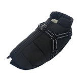 Large Pet Dog Clothes Dog jacket French Bulldog Winter Soft Warm  With Harness Waterproof Coat Outfit Vest For Small Medium Dog