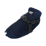 Large Pet Dog Clothes Dog jacket French Bulldog Winter Soft Warm  With Harness Waterproof Coat Outfit Vest For Small Medium Dog