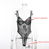 Ellolace Neon Summer 21 Colors Lace Bodysuit Women Floral Embroidery Bow Tie Transparent Sexy Bodysuit Jumpsuit Overalls Party