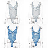 Ellolace Neon Summer 21 Colors Lace Bodysuit Women Floral Embroidery Bow Tie Transparent Sexy Bodysuit Jumpsuit Overalls Party