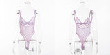 Ellolace Neon Summer 21 Colors Lace Bodysuit Women Floral Embroidery Bow Tie Transparent Sexy Bodysuit Jumpsuit Overalls Party