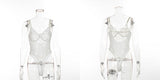 Ellolace Neon Summer 21 Colors Lace Bodysuit Women Floral Embroidery Bow Tie Transparent Sexy Bodysuit Jumpsuit Overalls Party