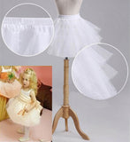 Top Quality Stock White Black Ballet Petticoat Tulle Ruffle Short Crinoline Bridal Petticoats Lady Girls Child Underskirt jupon