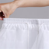 Top Quality Stock White Black Ballet Petticoat Tulle Ruffle Short Crinoline Bridal Petticoats Lady Girls Child Underskirt jupon