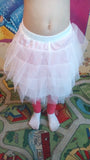 Top Quality Stock White Black Ballet Petticoat Tulle Ruffle Short Crinoline Bridal Petticoats Lady Girls Child Underskirt jupon
