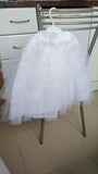 Top Quality Stock White Black Ballet Petticoat Tulle Ruffle Short Crinoline Bridal Petticoats Lady Girls Child Underskirt jupon