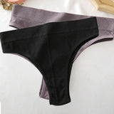 Seamless Women Pantys Girls Thongs High Waisted Soft Woman Briefs Fashion 6 Solid Colors S-XL Sexy Underpants For Women New