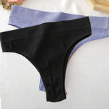 Seamless Women Pantys Girls Thongs High Waisted Soft Woman Briefs Fashion 6 Solid Colors S-XL Sexy Underpants For Women New