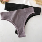 Seamless Women Pantys Girls Thongs High Waisted Soft Woman Briefs Fashion 6 Solid Colors S-XL Sexy Underpants For Women New