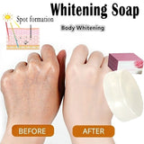 2021 Natural Active Enzyme Whitening Soap Enzyme Crystal Bath Transparent Shower skin lightening Body Care Bleaching Soap