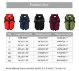 Large Pet Dog Clothes Dog jacket French Bulldog Winter Soft Warm  With Harness Waterproof Coat Outfit Vest For Small Medium Dog