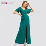 Robe Sexy Evening Dresses White Women Dress Long Elegant Party Prom Mermaid V Neck Sequined Maxi Formal Gown Вечерние Платья