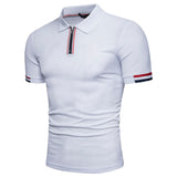 KB Men Polo Men Shirt Short Sleeve Polo Shirt Contrast Color Polo New Clothing Summer Streetwear Casual Fashion Men tops
