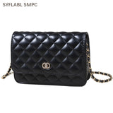 PU Leather Shoulder Bag for Women 2021 Simple Luxury Solid Color Crossbody Bag Ladie Design Fashion Handbag and Purses