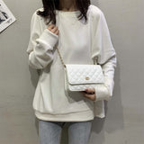 PU Leather Shoulder Bag for Women 2021 Simple Luxury Solid Color Crossbody Bag Ladie Design Fashion Handbag and Purses