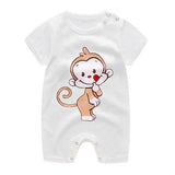 2021 Cheap cotton Baby romper Short Sleeve baby clothing One Piece Sum