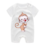 2021 Cheap cotton Baby romper Short Sleeve baby clothing One Piece Sum