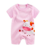 2021 Cheap cotton Baby romper Short Sleeve baby clothing One Piece Sum