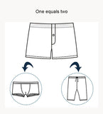 New Mens Underwear Boxers Shorts Casual Cotton Sleep Underpants High Quality Brands Plaid Loose Comfortable Homewear Panties
