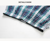 New Mens Underwear Boxers Shorts Casual Cotton Sleep Underpants High Quality Brands Plaid Loose Comfortable Homewear Panties
