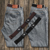 Easy Belt Without Buckle free Belts For Women Female waist Elastic stretch Jeans hidden Invisible