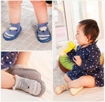 2021 Fashion Baby Socks With Rubber Soles Infant Sock Newborn Autumn Winter Children Floor Socks Shoes Anti Slip Soft Sole Sock