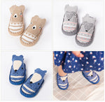 2021 Fashion Baby Socks With Rubber Soles Infant Sock Newborn Autumn Winter Children Floor Socks Shoes Anti Slip Soft Sole Sock