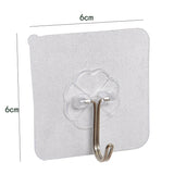 CellDeal Wall Hanger Hook Suction Cup Adhesive Wall Vacuum Sucker Heavy Bathroom Transparent Load Rack Stainless Steel Hangers