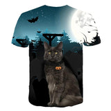 New for 2020 Cool fashion t shirt for men and women two cats print 3d t shirt summer short sleeve t shirts male t shirts XXS-6XL