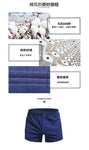 2pcs Mens Boxer Shorts Soft Stretch Knit Breathable Cotton Boys Men Underwear Boxers Long Panties Sleep Bottoms Plus Size